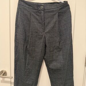 Zara Charcoal Checkered Pants